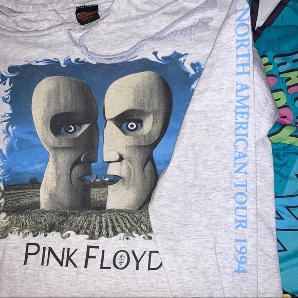 VTG ‘94 Pink Floyd Division Bell Hoodie l/s shirt - Picture 5 of 8